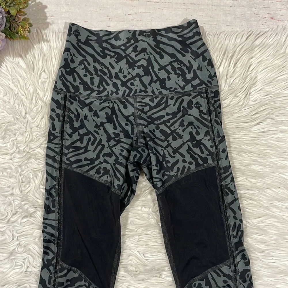 Lululemon Hot To Street Pant Biggie Brushed Animal Coal Black - Picture 8 of 11